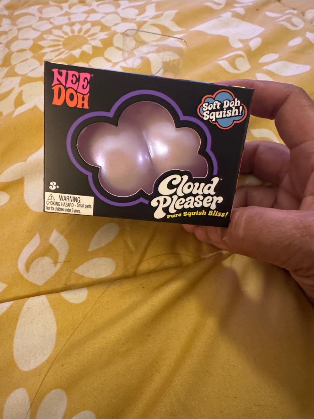 Nee Doh Cloud Pleaser Soft Doh Squish! Pink Stress Toy